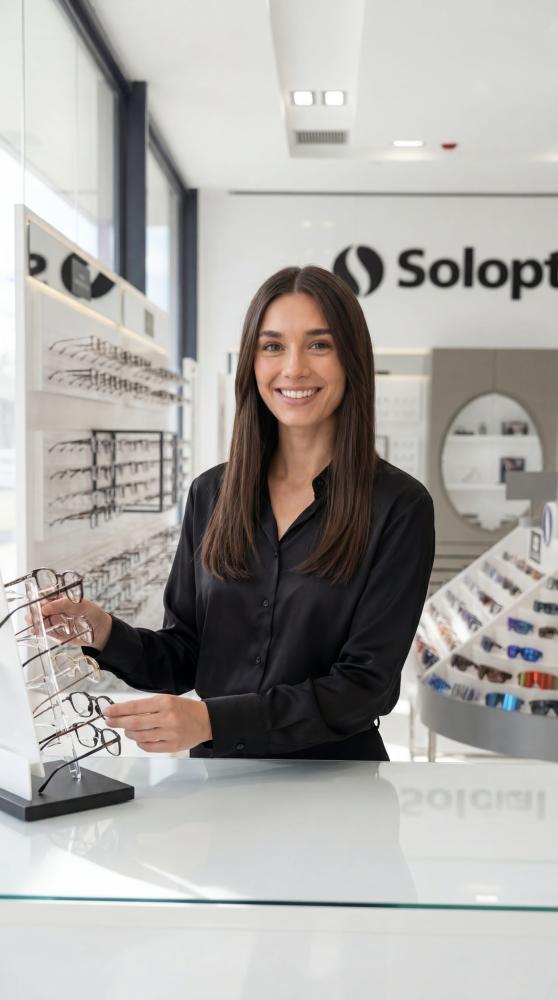 Soloptical professional in a store