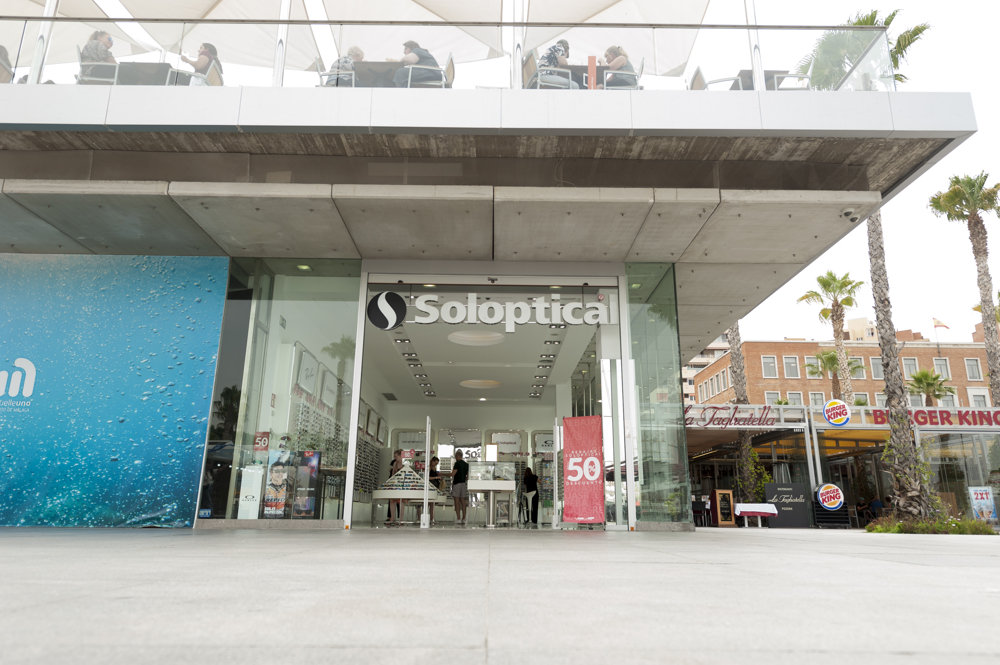 ÓPTICA SOLOPTICAL EN CENTRO COMERCIAL MUELLE UNO EN MÁLAGA