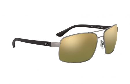 Gafas de sol Ray Ban ® RB3604 Chromance - montura de acero gris - Lentes  Chromance polarizadas espejadas verdes
