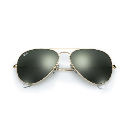 Gafas de Ban ® RB3025 Aviator Classic - Montura dorada - Lentes verdes clásicas G15