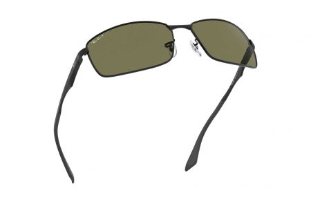 reparar patio de recreo Exceder Gafas de sol Ray Ban ® RB3498 - montura metálica gris - Lentes polarizadas  verdes clásicas G15