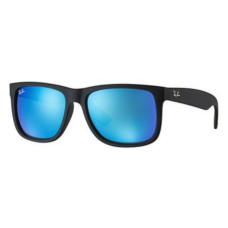 Línea de metal recuperar simpatía Gafas de sol Ray Ban ® Justin Color Mix RB4165 - Montura negra - Lentes  azules espejadas